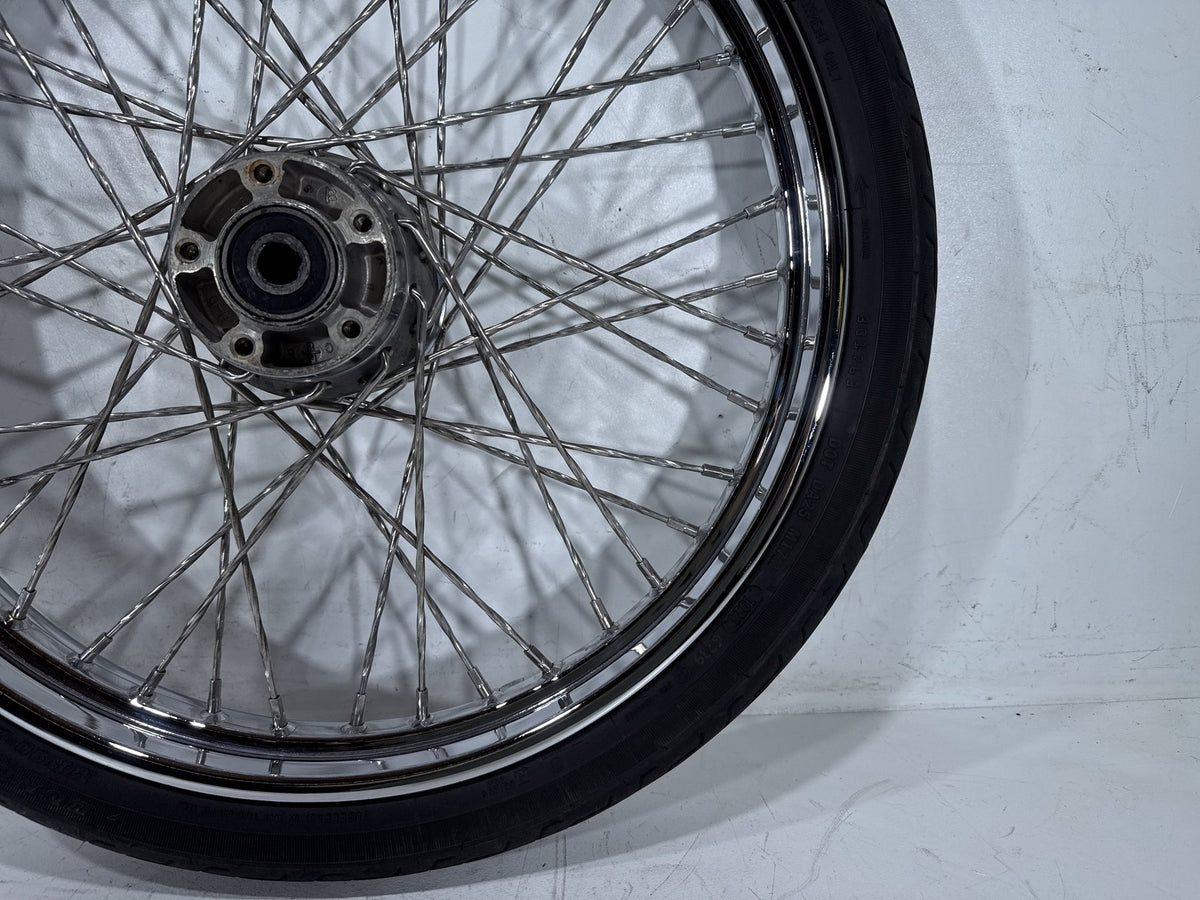 2003 Harley Softail Deuce FXSTDI OEM Front Wheel Rim Tire Spoked 90/80-21 21"
