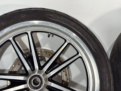 2008 Harley Dyna FXDL Low Rider Anniversary OEM Front & Rear Wheel Rim Tire