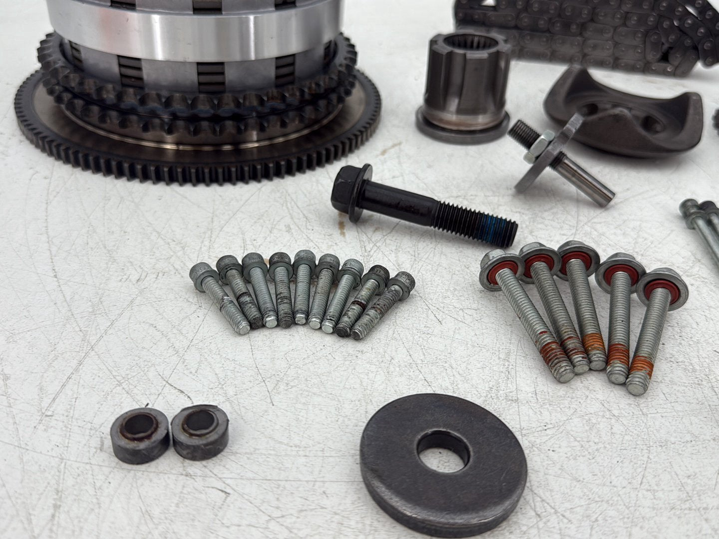 2008 Harley Dyna FXDL Low Rider Anniversary OEM Clutch Basket Chain Tensioner Kit