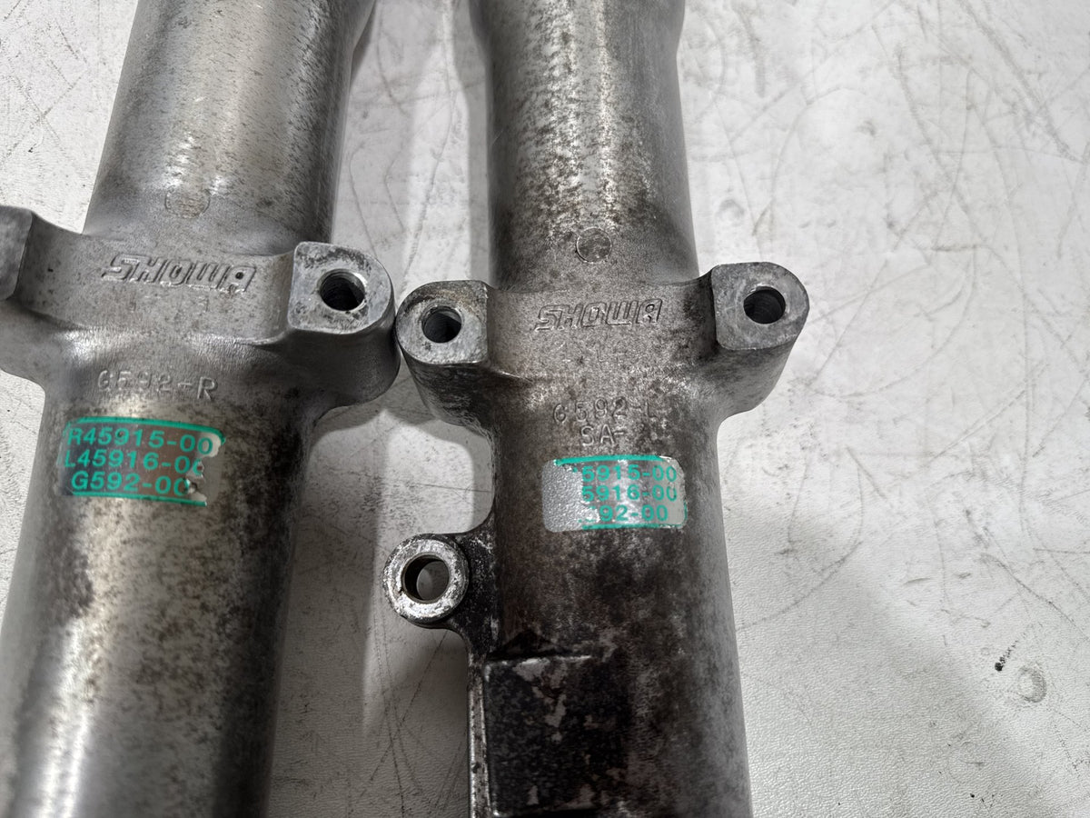 2002 Harley Heritage Softail Classic OEM Front Left & Right Fork Legs Sliders