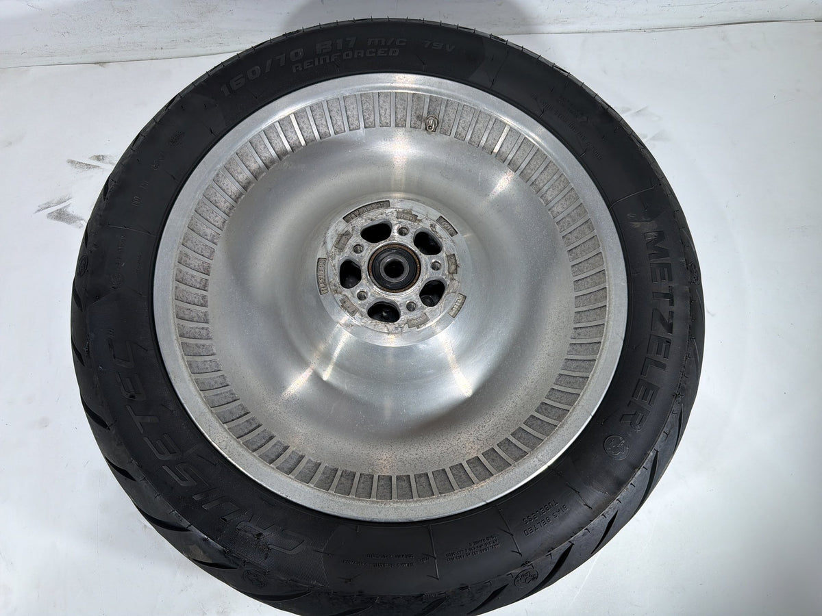 2001 Harley Softail Deuce FXSTD OEM Rear Wheel Rim Tire 160/70-17 17"