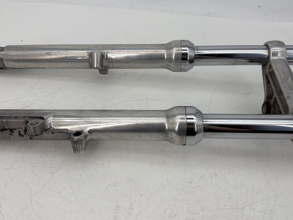 2005 Harley Sportster XL883C 883 Front Triple Tree Set &amp; LH RH Fork Legs Sliders