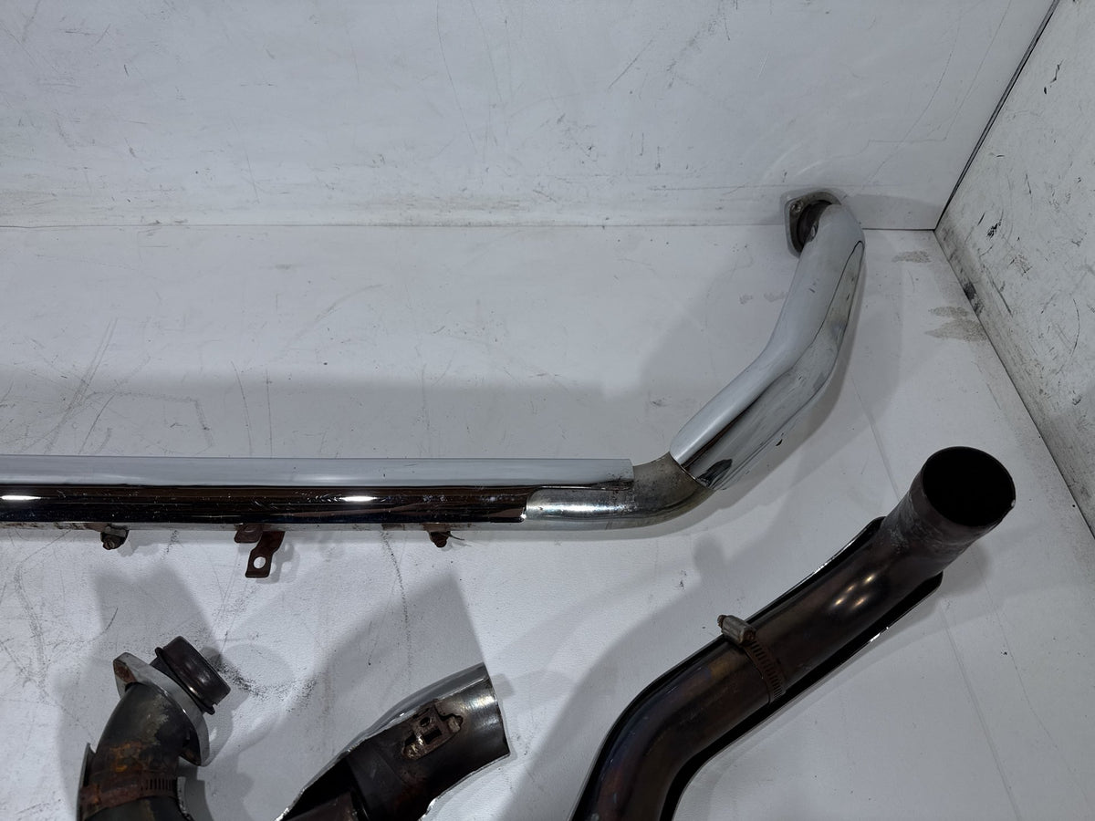 06 Harley Road King Touring Custom Exhaust Header Pipes Vance & Hines Scratched
