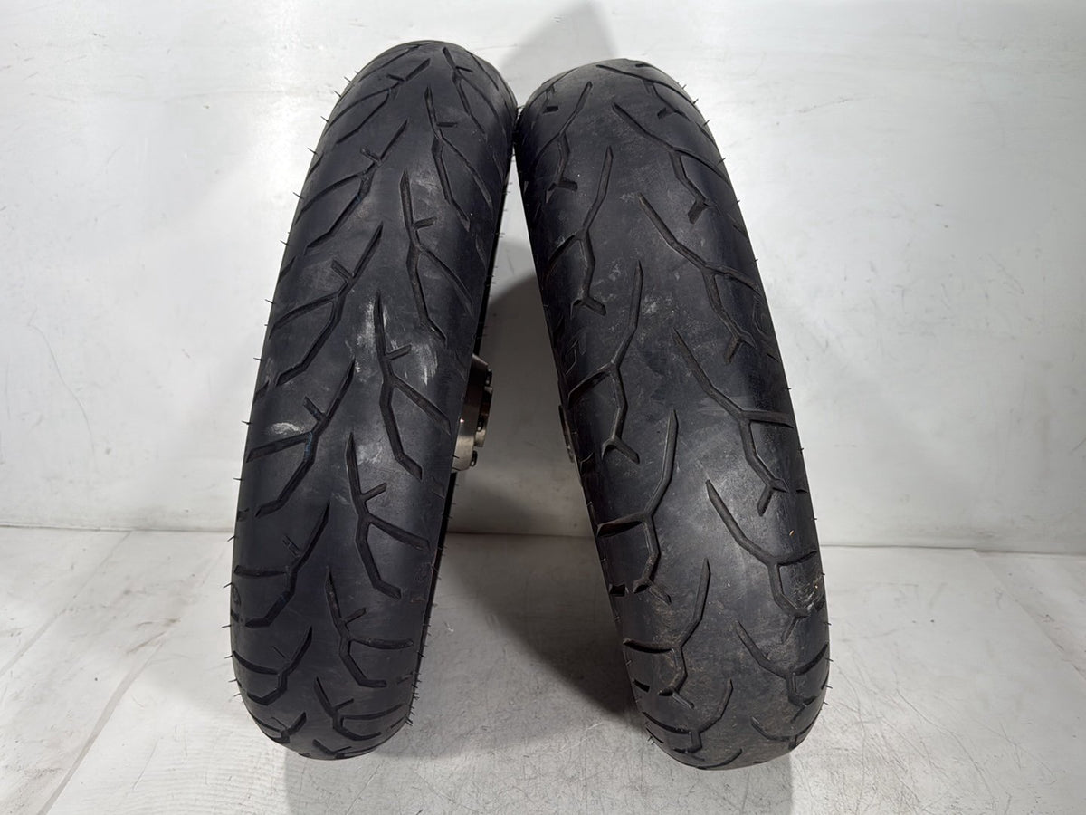 2005 Harley Softail Fat Boy FLSTF OEM Front & Rear Wheel Rim Tire 16"