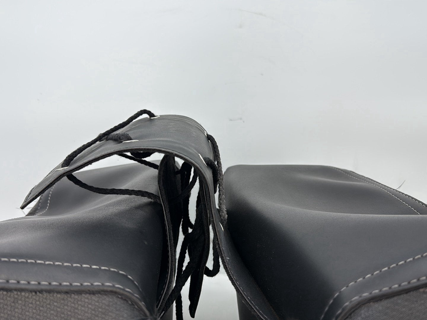 2004 - 2013 Harley-Davidson Sportster 883 Custom Rear Left Right Saddlebags Luggage Leather KEMI-MOTO