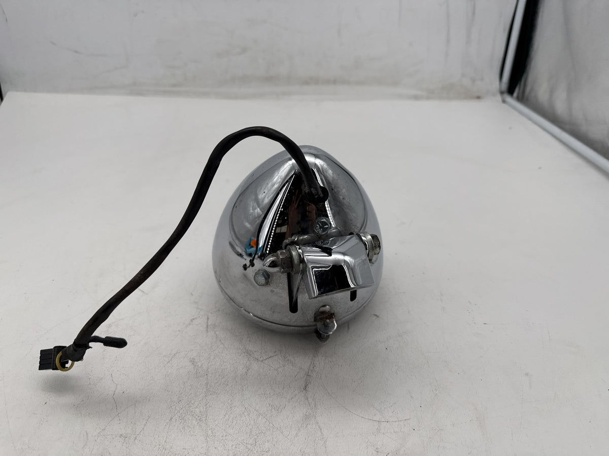 08 Harley Softail Custom FXSTC OEM Headlight Headlamp Head Lamp Light LED DENTED