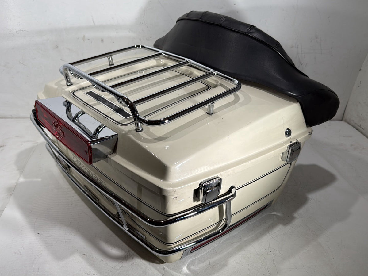 92 Harley Electra Glide Touring Classic OEM Pass Backrest Tour Pak Luggage NOKey