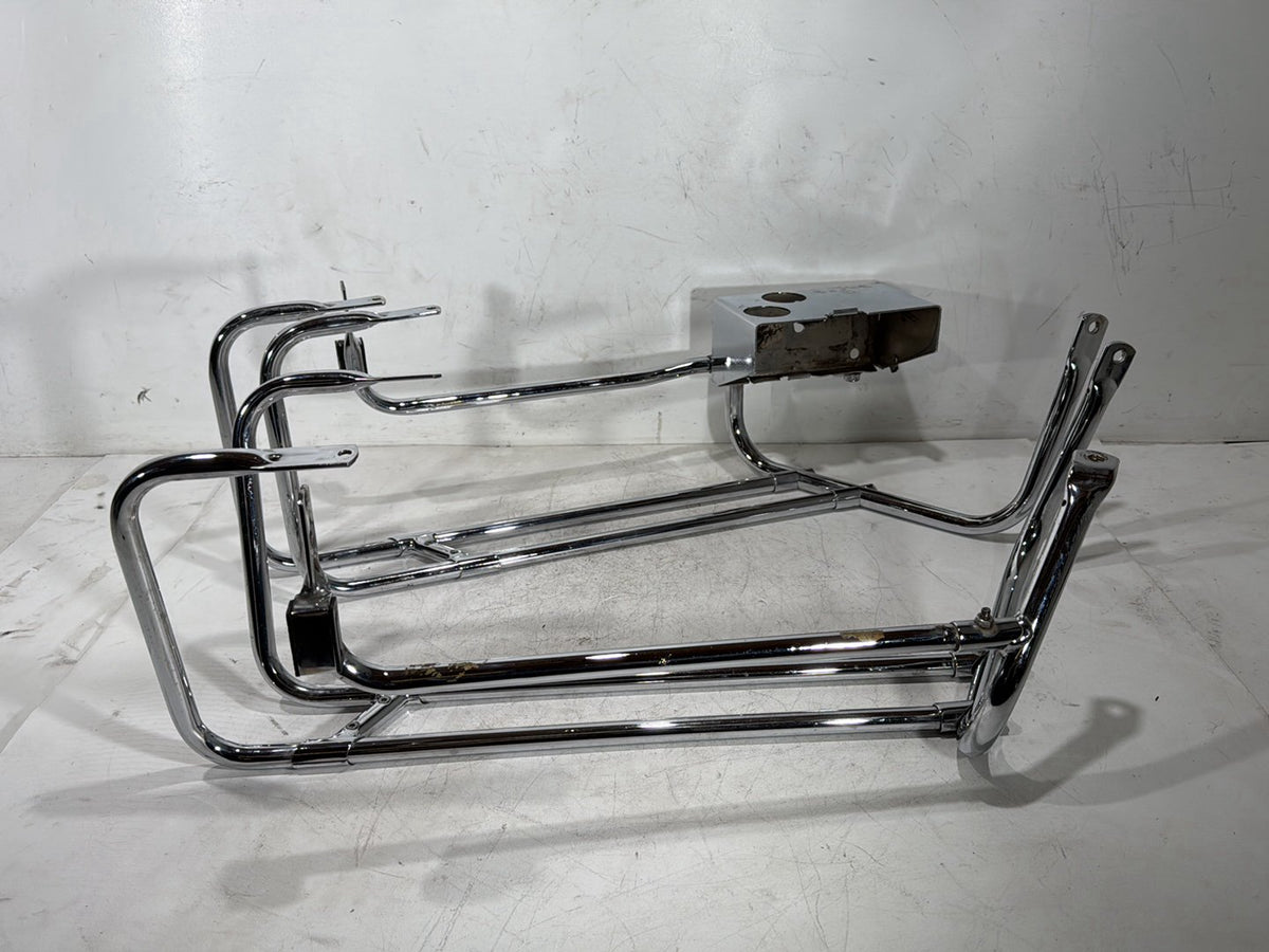 1990 Harley Electra Glide Touring OEM Rear Left Right Saddlebag Guard Rails Bar