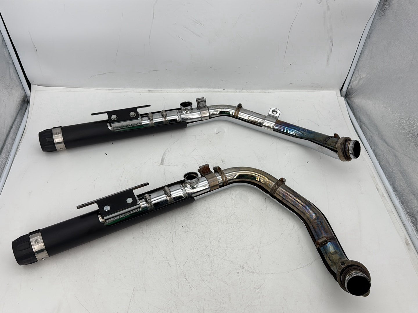 2006 Harley Sportster XL883C 883 Custom OEM Exhaust Header Pipes Muffler