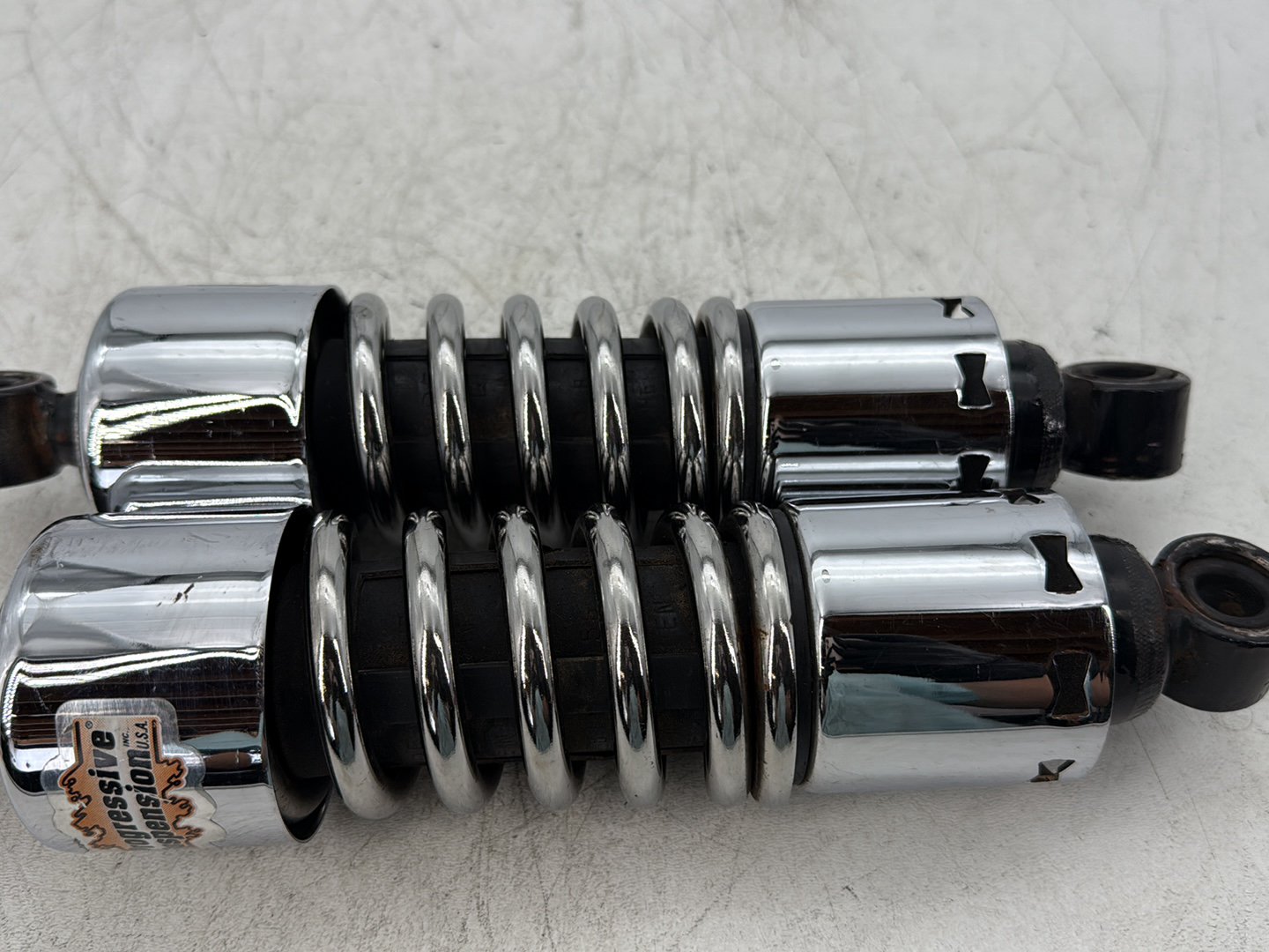 1997 Harley Sportster 1200 Custom XL1200C OEM Rear Left Right Shock Absorbers 12"