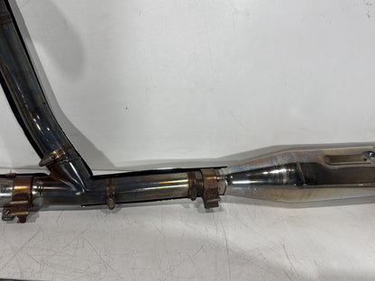 2004 Harley Touring FLHT Electra Glide OEM Exhaust Header Pipes Muffler Vance & Hines