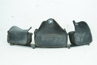 1999 - 2006 Harley-Davidson Touring Electra Glide Ultra Front Onboard Tool Bag Leather Storage Three Bag Pouch