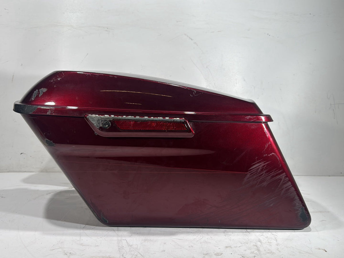 2014 Harley Street Glide OEM Left 1 Saddlebag Luggage NO Key SCRATCHED