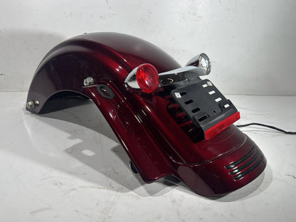 2014 Harley Street Glide Touring FLHXS OEM Rear Wheel Fender & Turn Signals Bar