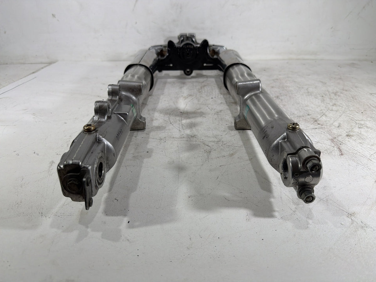2001 Harley Fat Boy Softail OEM Front Triple Tree Set & LH RH Fork Legs Sliders