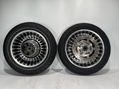 2007 - 2012 Harley-Davidson Touring Road Glide Front & Rear Wheel Rim Tire 	43493-09