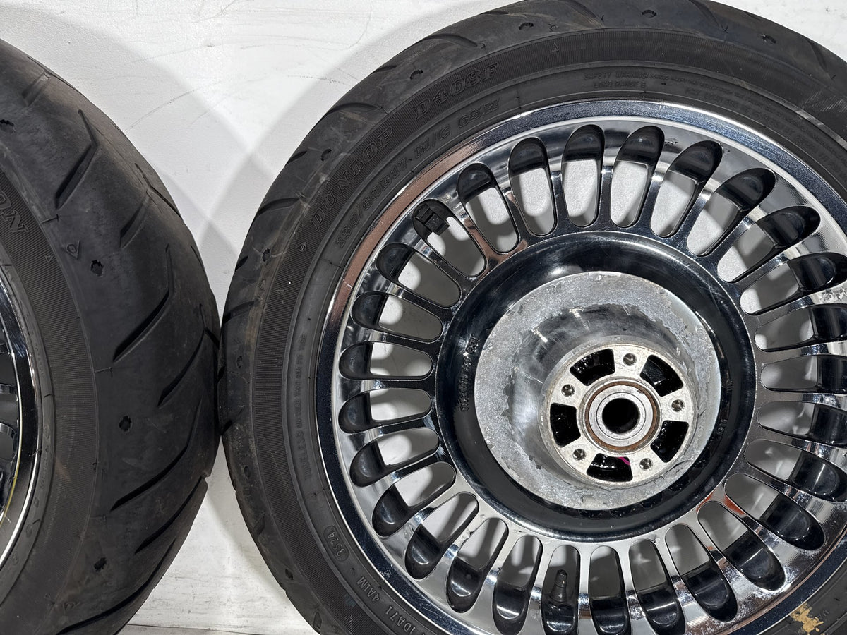 2011 Harley Electra Glide Touring Ultra OEM Front & Rear Wheel Rim Tire 16" 17"