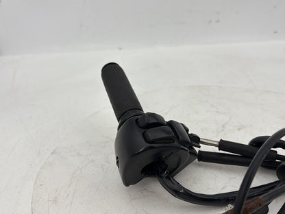 2007 - 2012 Harley-Davidson Touring Electra Glide Ultra Right Engine Start Kill Switches Controls w/ Hand Grip, Idle Throttle Cable Lines