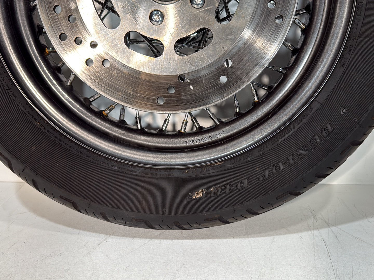 1986 - 1998 Harley-Davidson Softail Heritage Classic Front Wheel Rim Tire Spoked 43005-86C