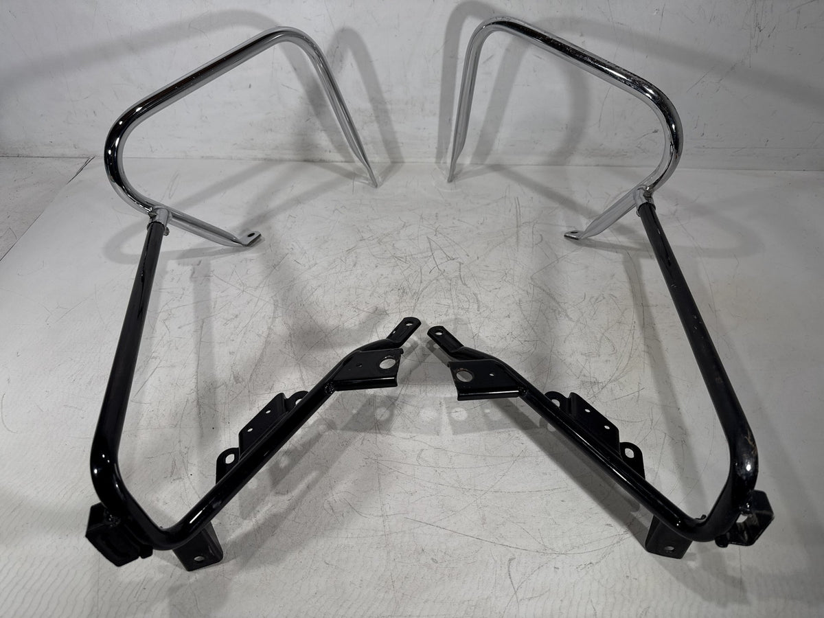 12 Harley Electra Glide Touring OEM Rear Left Right Saddlebag Guard Rails Bar