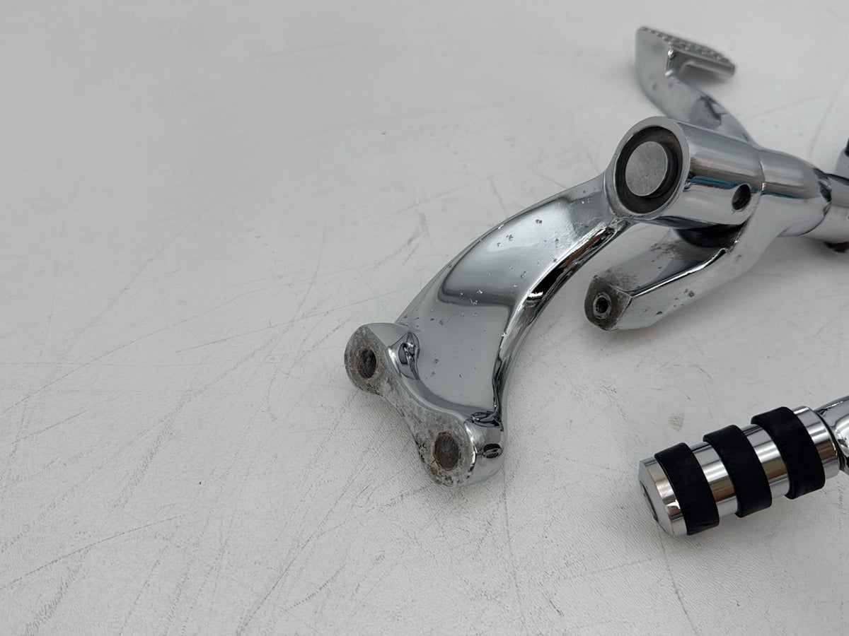 09 Harley Sportster 1200 Low Left Right Foot Brake Control Pegs Kuryakyn Zombie