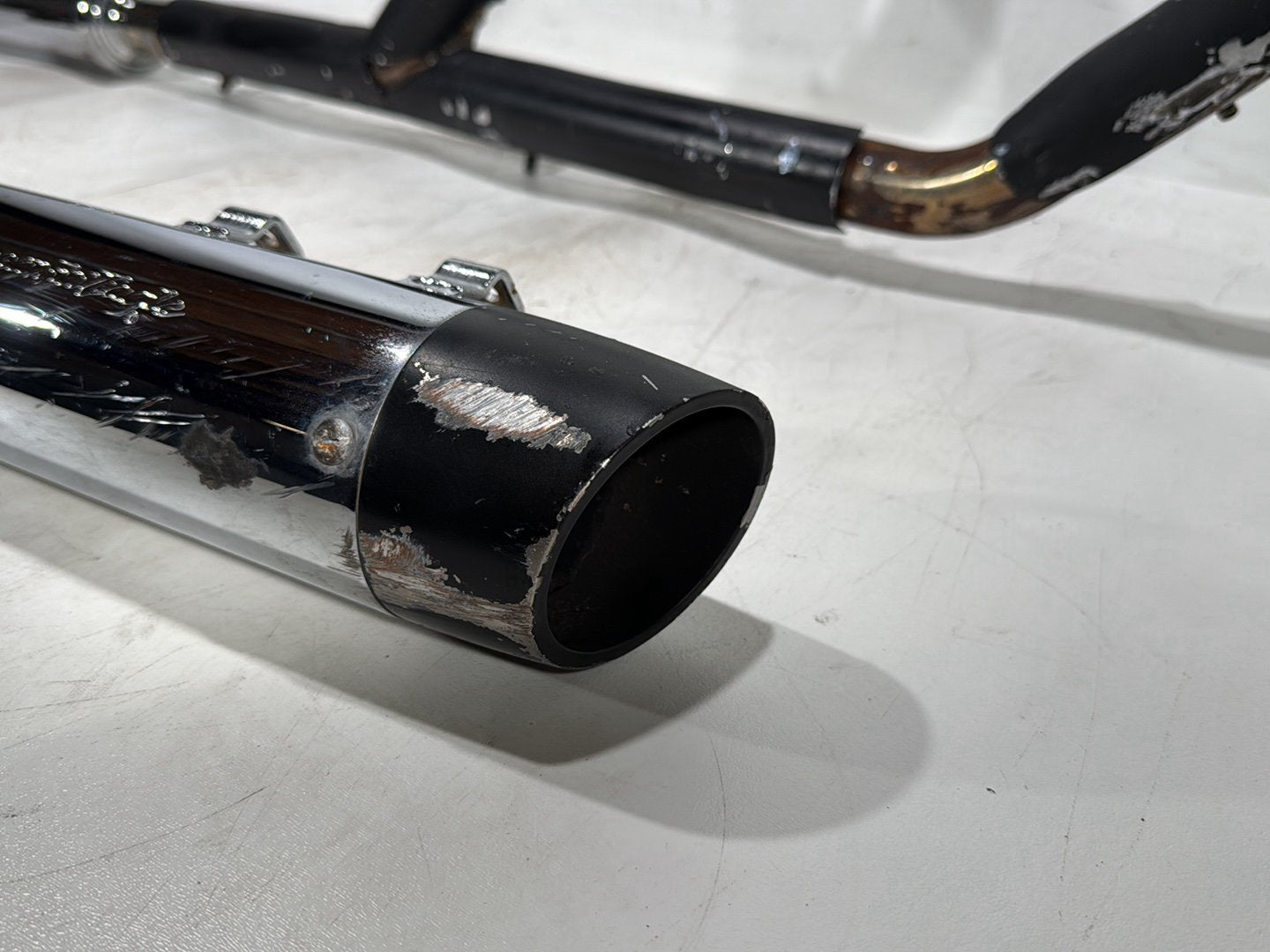2004 Harley Road King Touring Custom FLHRSI OEM Exhaust Header Muffler Pipes Screamin Eagle