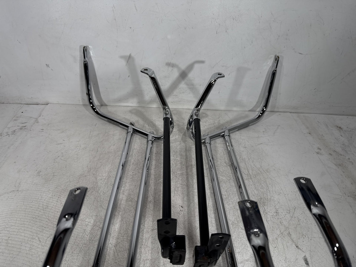 1995 Harley Electra Glide Touring FLHT Rear Left Right Saddlebag Guard Rails Bar