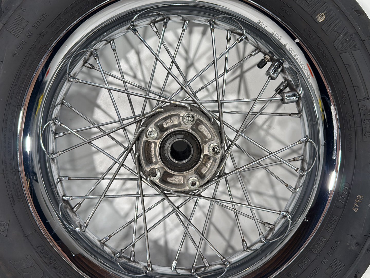 2005 Harley Electra Glide Touring Ultra FLHTCUI OEM Front Wheel Rim Tire Spoked