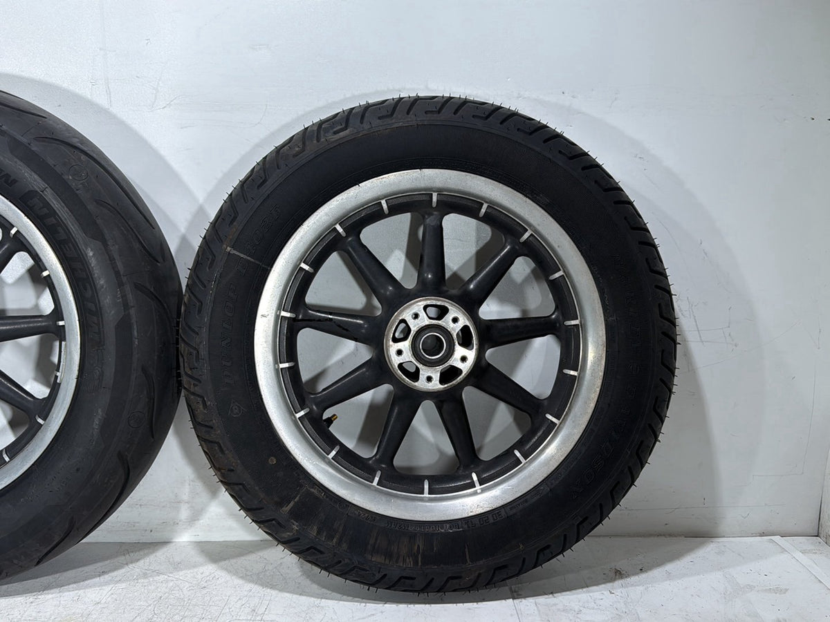 2005 Harley Road King Touring Police OEM Front & Rear Wheel Rim Tire 16"