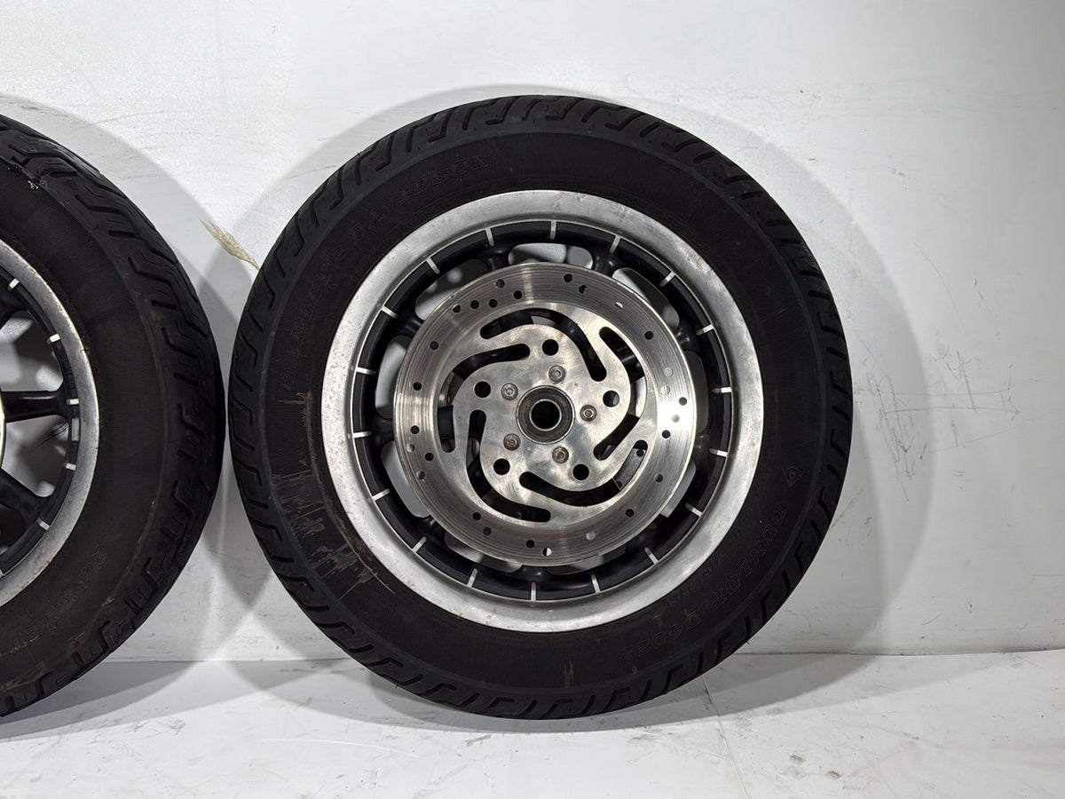 2005 Harley Electra Glide Touring Ultra OEM Front & Rear Wheel Rim Tire 16"