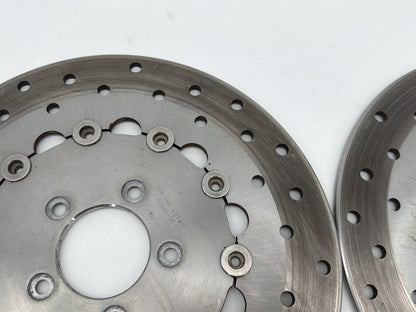 2008 Harley Dyna Fat Bob FXDF OEM Front Brake Rotors Disc Pair
