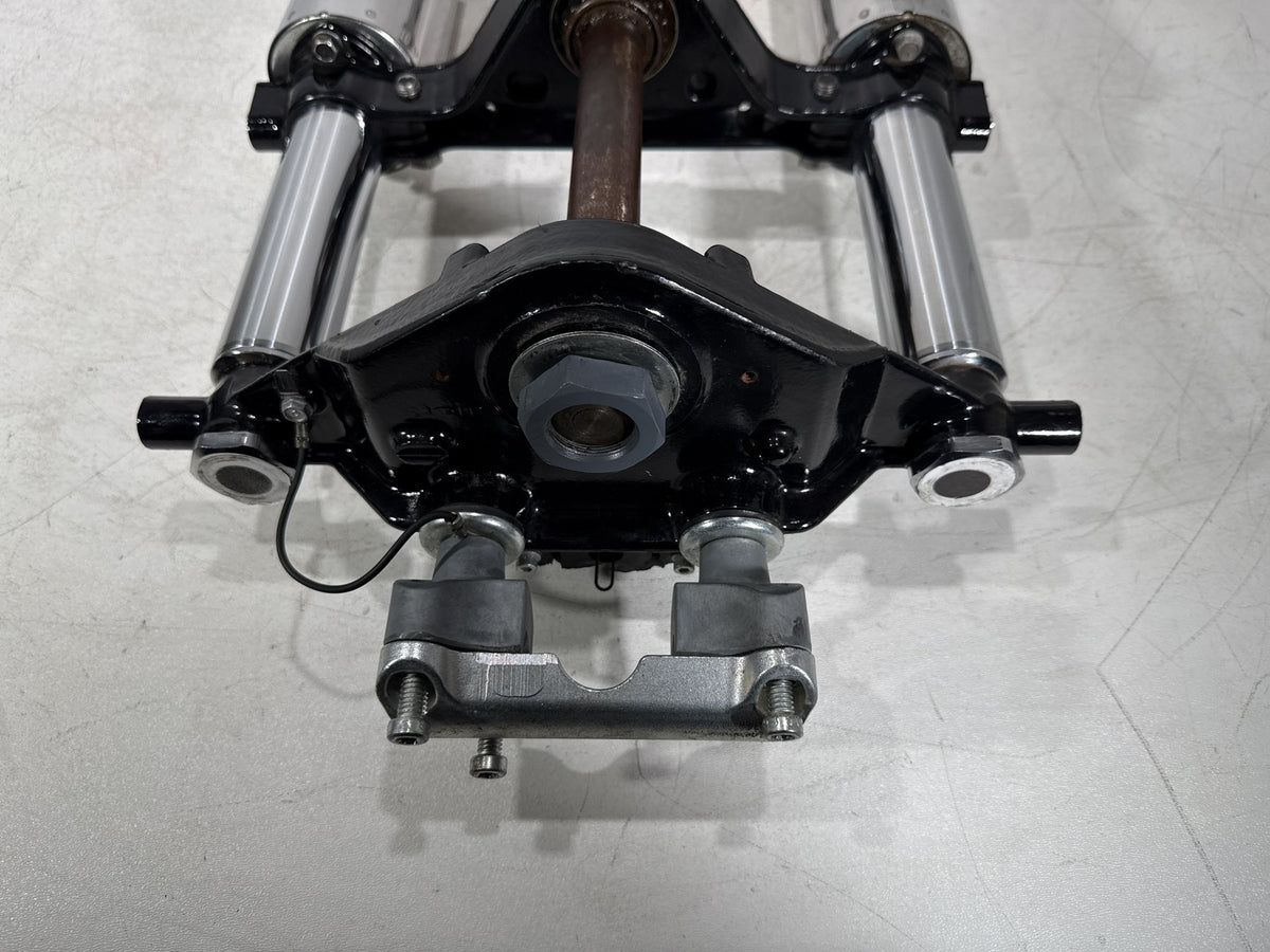2012 Harley Street Glide Touring Front Triple Tree Set & LH RH Fork Legs Sliders