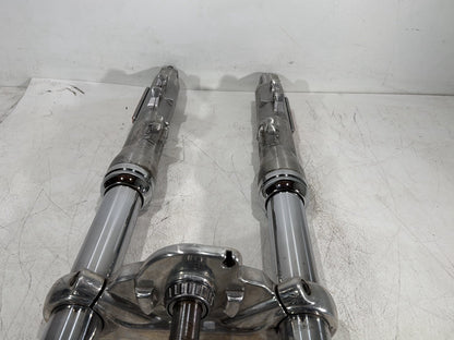 2015 Harley Dyna Low Rider FXDL OEM Front Triple Tree Set & LH RH Fork Legs Sliders