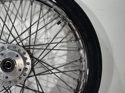1997 Harley Sportster 1200 Custom XL1200C OEM Front Wheel Rim Tire Spoked