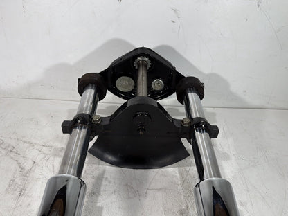 2007 Harley Touring FLHTC Electra Glide Classic OEM Front Triple Tree Set & LH RH Fork Legs Sliders