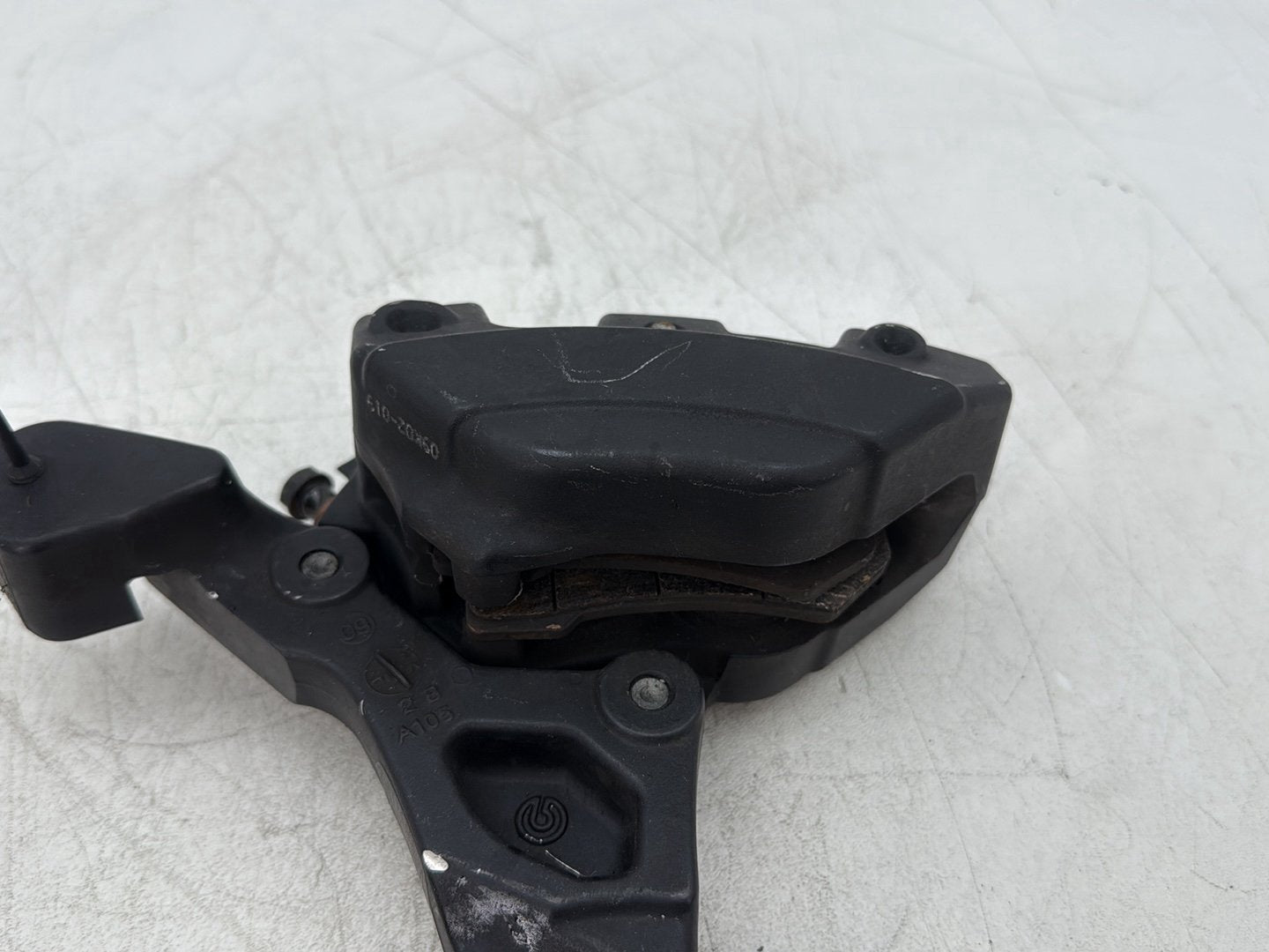 2010 Harley Street Glide Touring FLHX OEM Rear Back Brake Caliper w/ Bracket