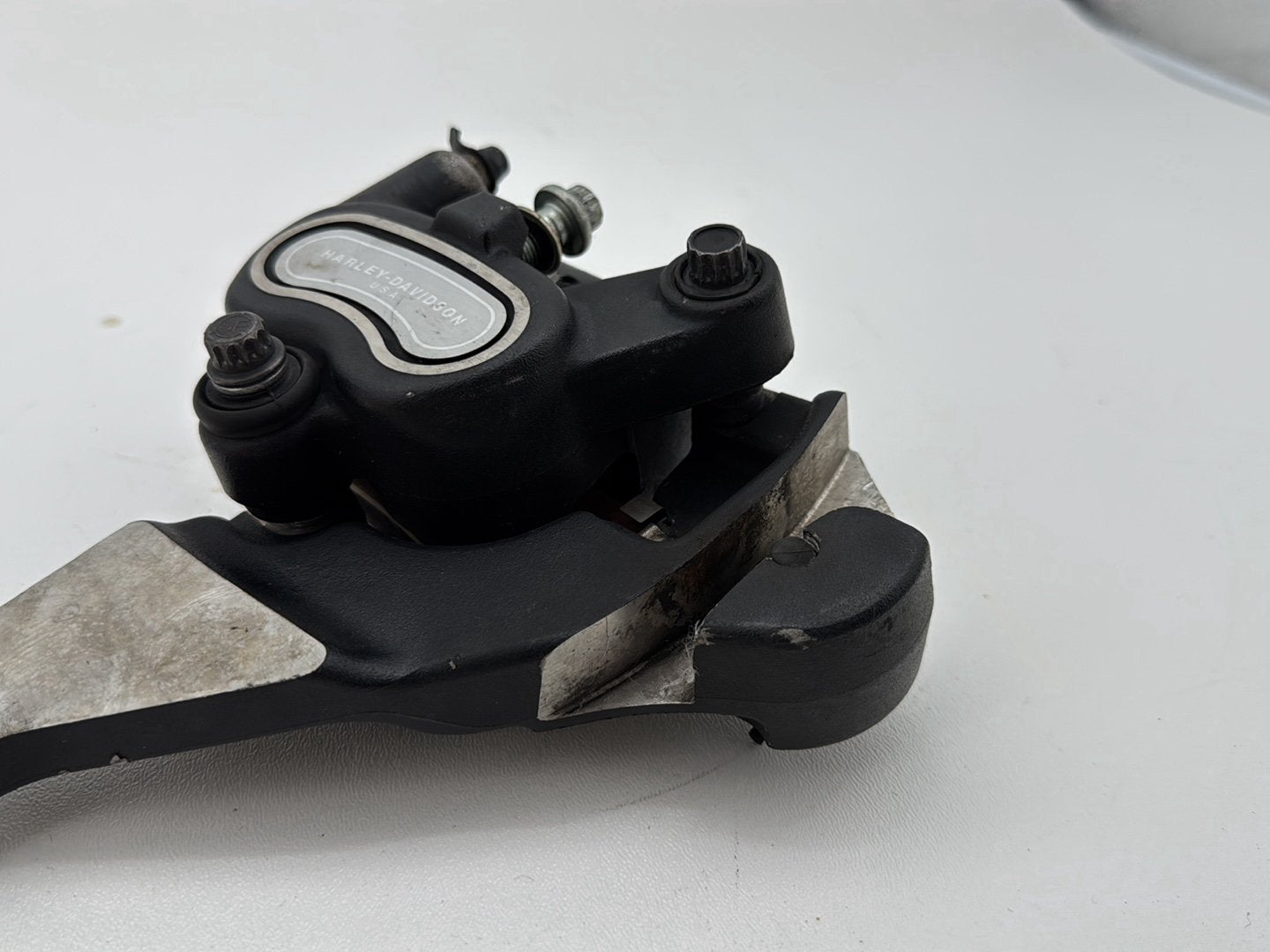 2008 Harley Softail Deluxe FLSTN OEM Rear Back Brake Caliper w/ Bracket