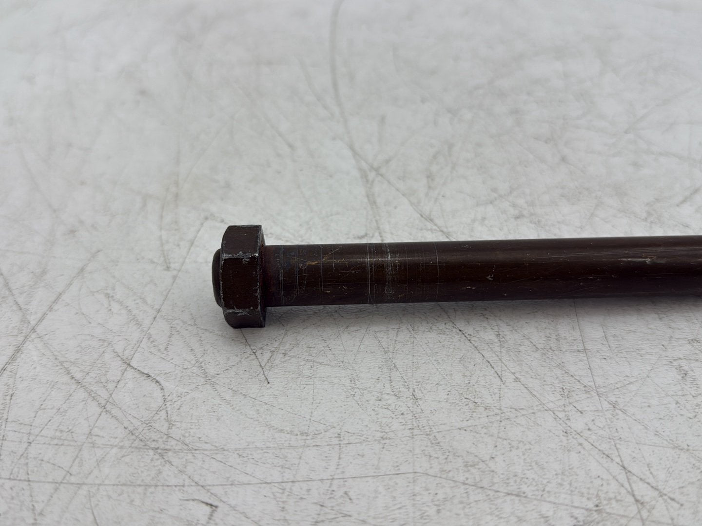 2005 Harley Dyna FXDWG Wide Glide OEM Rear Fork Swingarm Pivot Bolt Shaft
