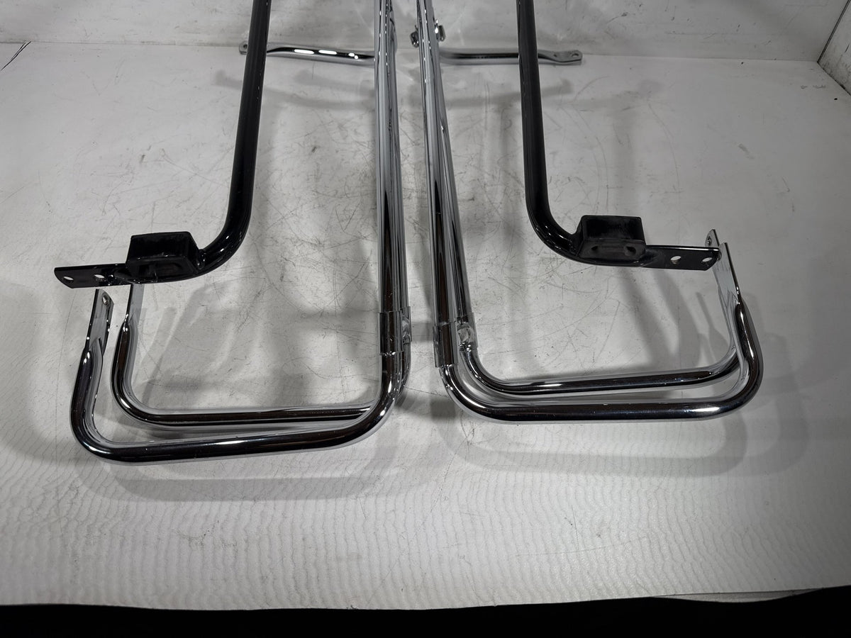 2007 Harley Electra Glide Touring CVO Rear Left Right Saddlebag Guard Rails Bar