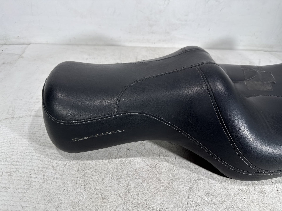 00 Harley Sportster 1200 Custom XL1200C Passenger Rider Driver Seat Saddle Torn