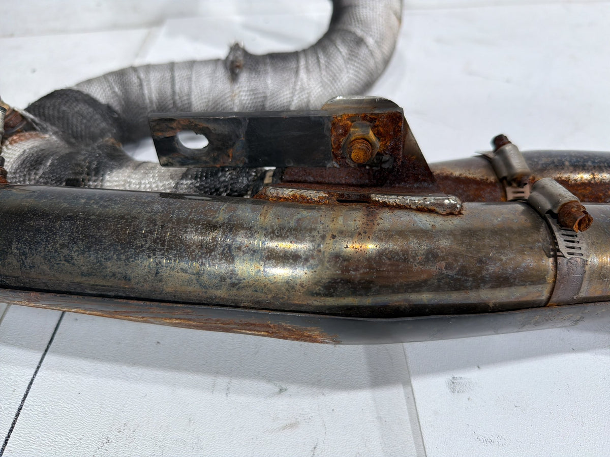 2011 Harley Electra Glide Touring Exhaust Header Pipe Muffler BASSANI 2 into 1