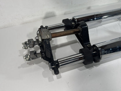 2003 Harley Electra Glide Touring Ultra FLHTCUI OEM Front Triple Tree Set & LH RH Fork Legs Sliders