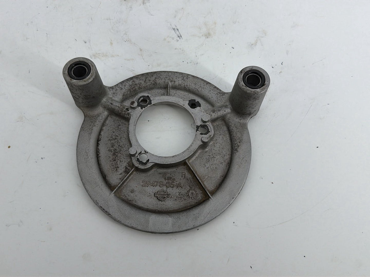 08 Harley Softail FLSTC Heritage Classic OEM Air Filter Cleaner Backplate Holder
