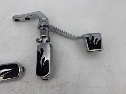 1999 - 2006 Harley-Davidson Dyna Super Glide Left Right Foot Brake Control Pegs 50649-90