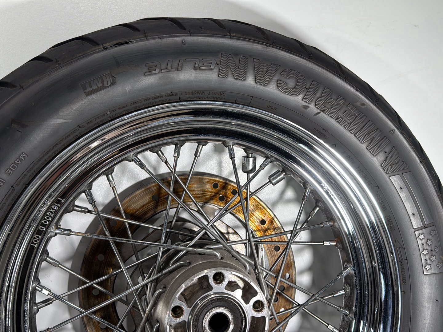 2005 Harley Heritage Softail Front Rear Wheel Rim Tire 130/90B16 150/80B16 16"