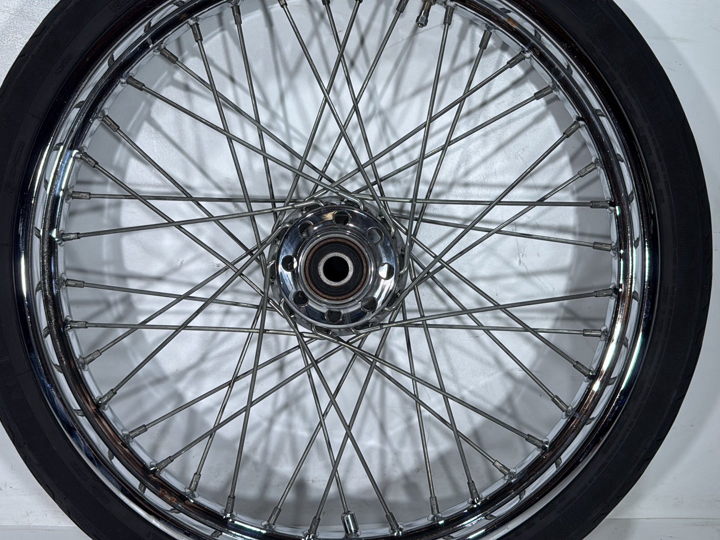 2000 Harley Dyna FXDWG Wide Glide OEM Front Wheel Rim Tire Spoked