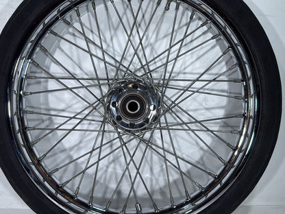2000 Harley Dyna FXDWG Wide Glide OEM Front Wheel Rim Tire Spoked