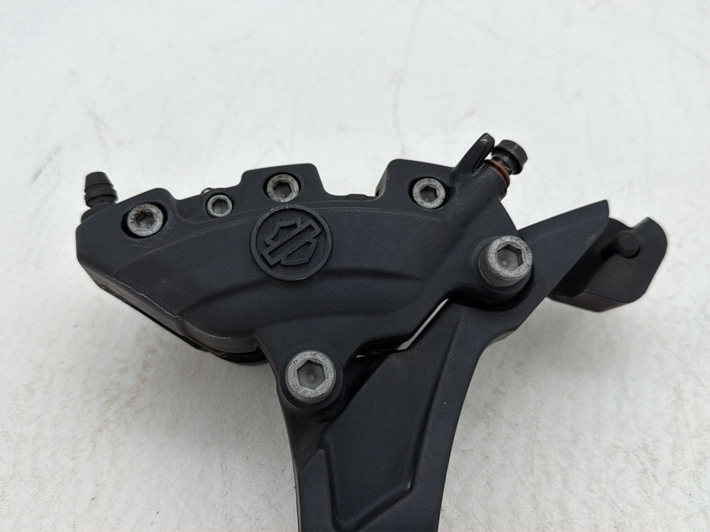 2013 Harley Street Glide Touring FLHX OEM Rear Back Brake Caliper w/ Bracket