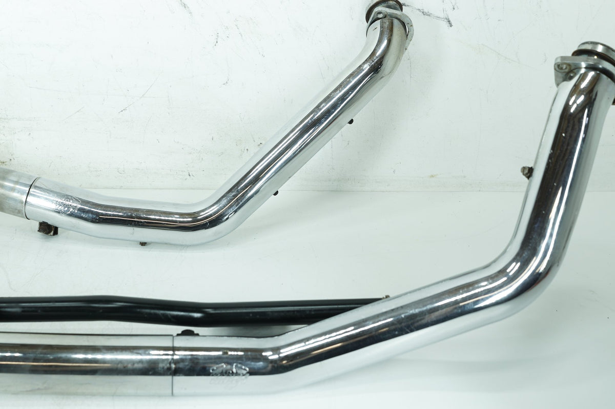 1999 - 2006 Harley-Davidson Softail Fat Boy Exhaust Header Pipes Vance & Hines  	65499-00A
