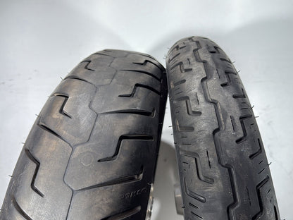 2006 Harley Dyna Super Glide Custom FXDCI OEM Front & Rear Wheel Rim Tire